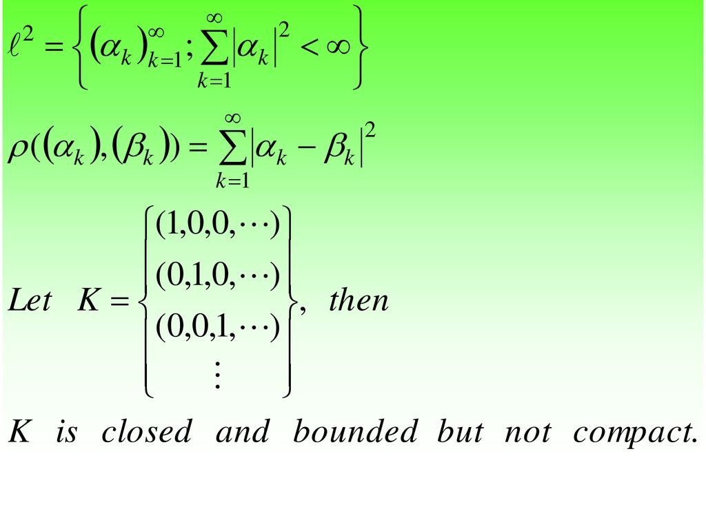 Compactness in Metric space ppt download