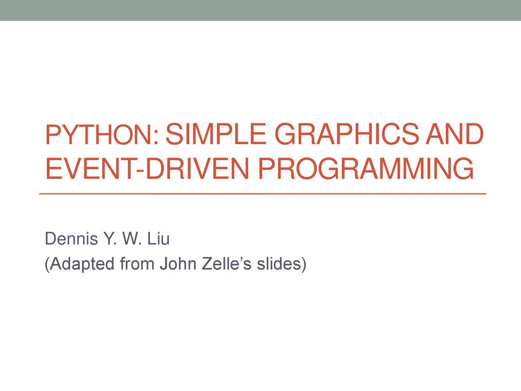 python event driven programming python event driven programming