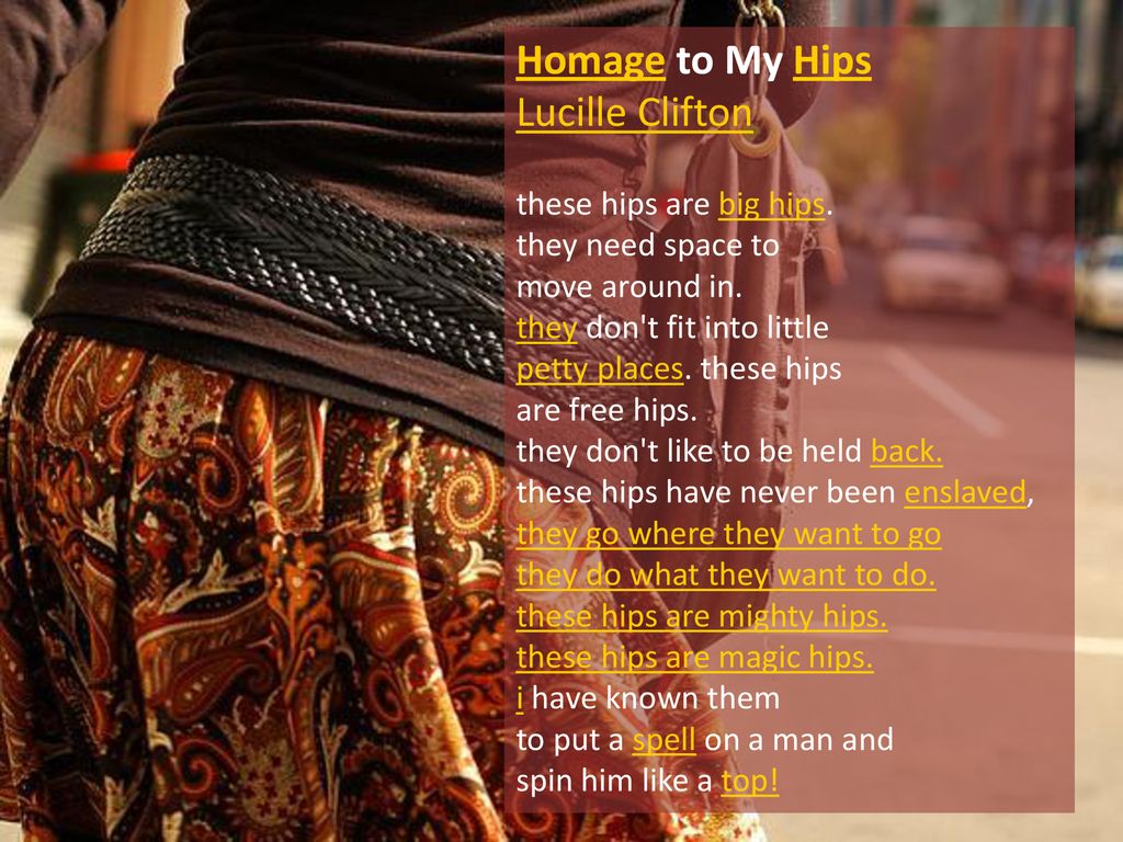 homage to my hips summary