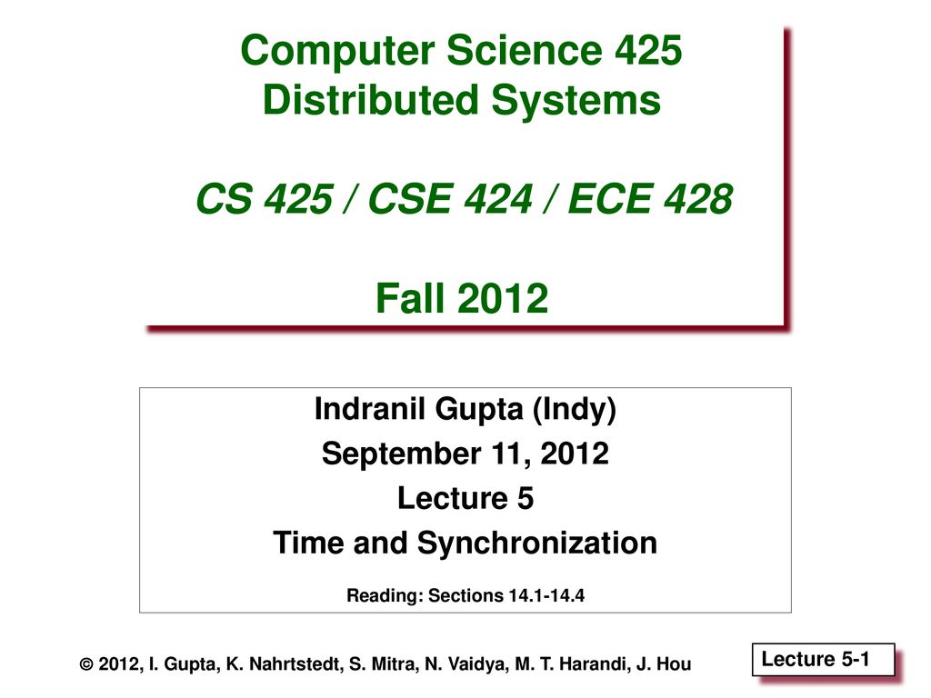 Time and Synchronization - ppt download