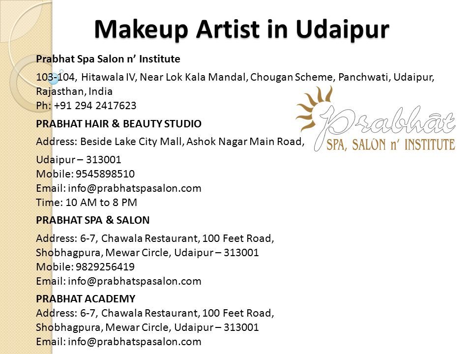 Makeup Artist in Udaipur - ppt download