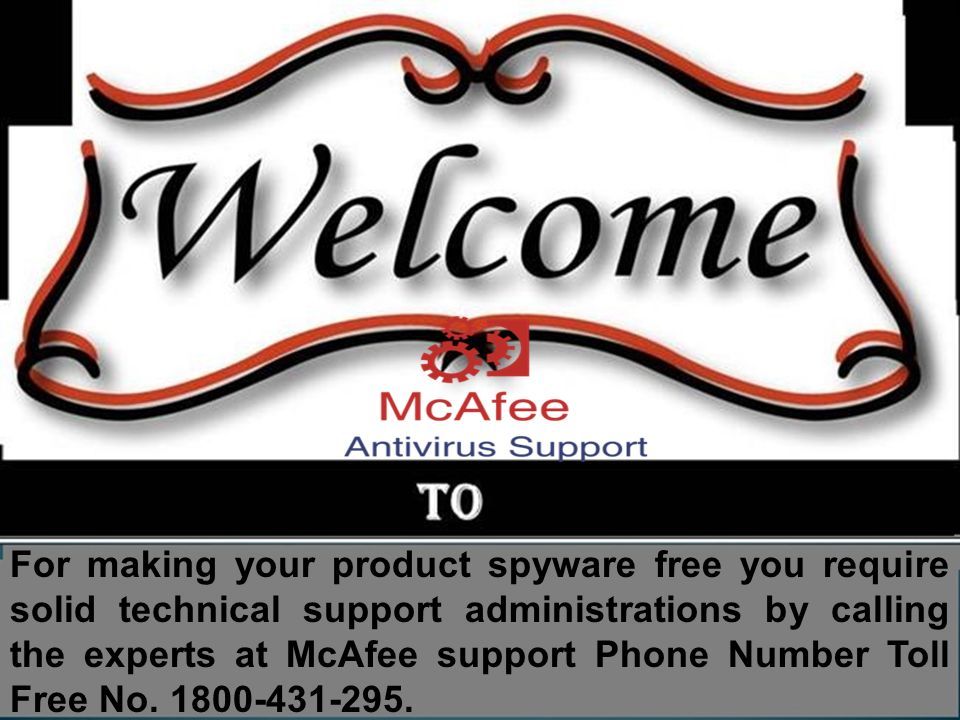 Mcafee antivirus tech support number