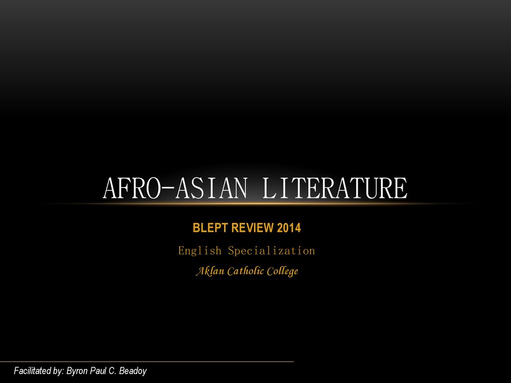 afro asian short stories english