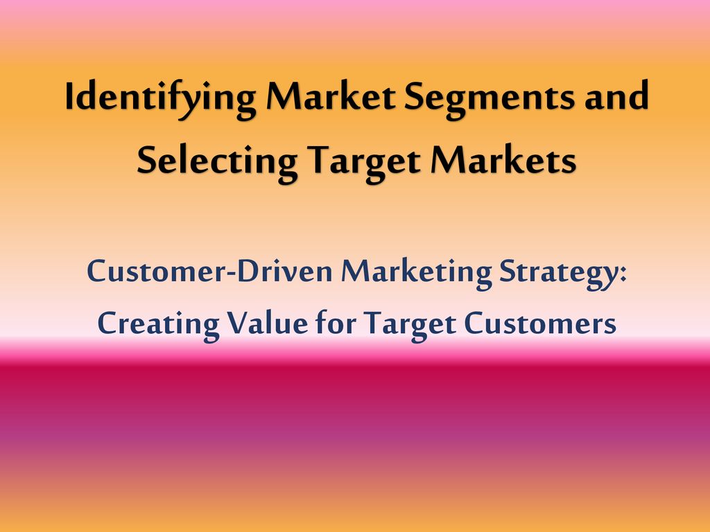 5 Essential Criteria for Developing a Target Market Segmentation Strategy -  An Infiniti Research Case Study on the Healthy Drinks Segment