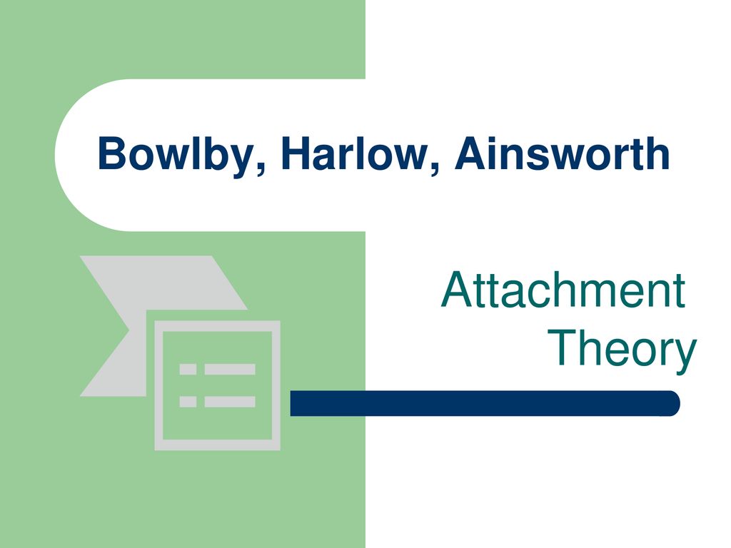 Attachment Theory By Bowlby & Ainsworth