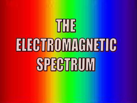 JParkinson © 1 JParkinson © 2 ALL ELECTROMAGNETIC WAVES TRAVEL AT THE SPEED OF LIGHT c = 300 000 000 m/s.