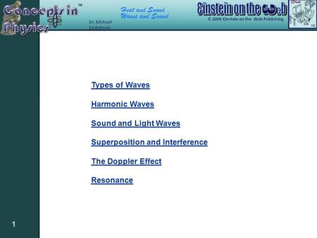 Types of Waves Harmonic Waves Sound and Light Waves