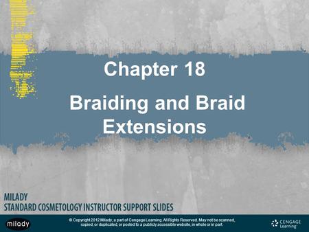 Chapter 18 Braiding and Braid Extensions