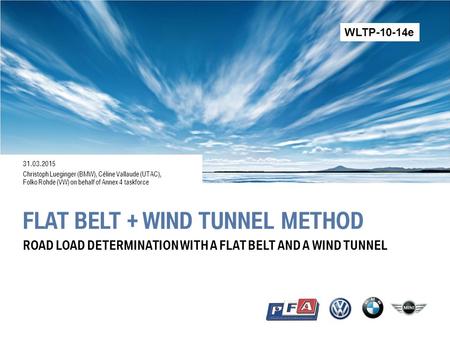 flat belt + wind tunnel method