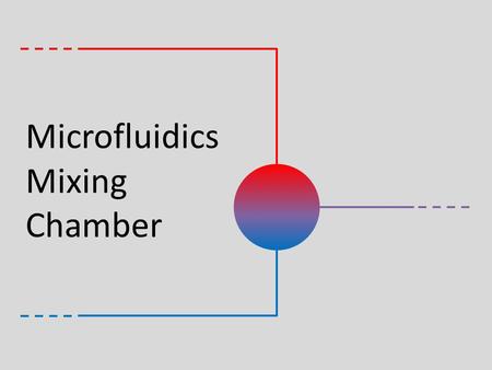 Microfluidics Mixing Chamber.