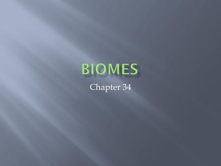 Chapter 34.  Biotic factors are living things that affect an organism (predators)  Abiotic factors are non-living components in an environment like.