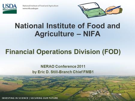 National Institute of Food and Agriculture – NIFA