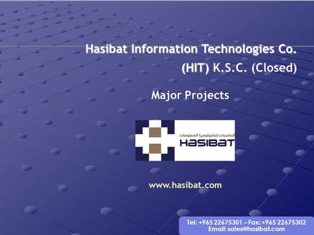 Hasibat Information Technologies Co. (HIT) K.S.C. (Closed)