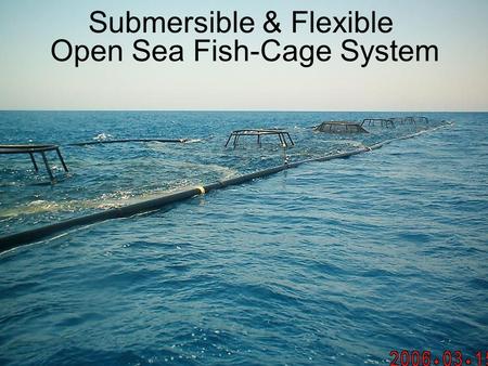 Submersible & Flexible Open Sea Fish-Cage System.