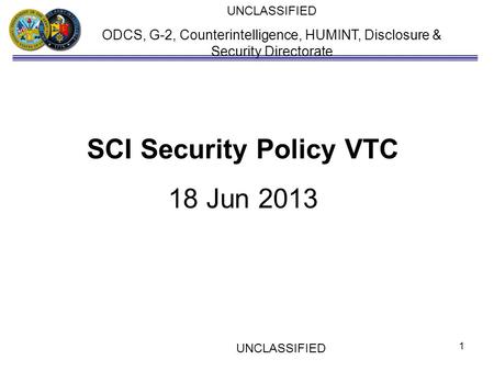 SCI Security Policy VTC