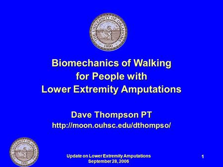 Biomechanics of Walking for People with Lower Extremity Amputations