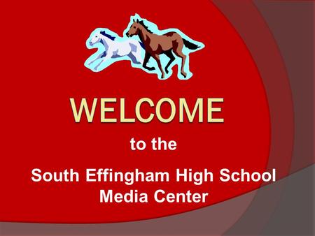 to the South Effingham High School Media Center The library has 2 Media Specialists: Mrs. Cath Olivier (Ms. Cath or Ms. Olivier) and Mrs. Becky Alford.