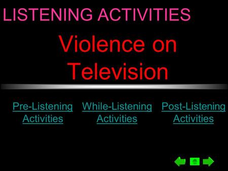 Violence on Television
