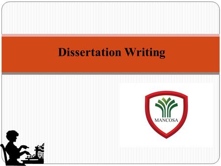Dissertation Writing.