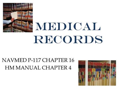 NAVMED P-117 CHAPTER 16 HM MANUAL CHAPTER 4