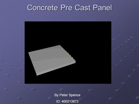 Concrete Pre Cast Panel By Peter Spence ID: 400213872.