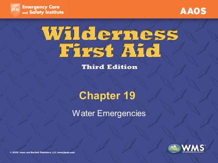 Chapter 19 Water Emergencies. Lesson Objectives Assess and manage submersion incidents. Assess and manage scuba diving injuries, including breathing-gas.