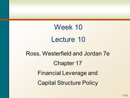 Last Lecture.. Cost of Equity Cost of Preferred Stock Cost of Debt