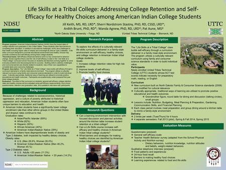 Program purpose: American Indians/Alaskan Natives (AI/AN) have the lowest rates of college retention and graduation in the United States. These students.
