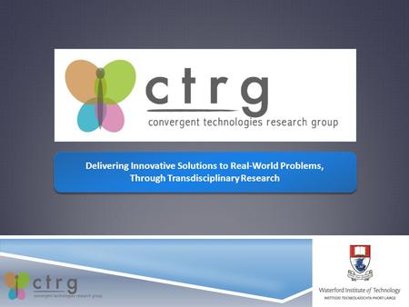 Delivering Innovative Solutions to Real-World Problems, Through Transdisciplinary Research Delivering Innovative Solutions to Real-World Problems, Through.