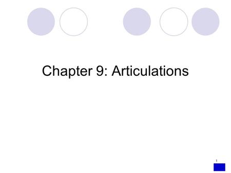 1 Chapter 9: Articulations. 2 INTRODUCTION Articulation: point of contact between bones Joints are mostly movable, but some are immovable or allow only.