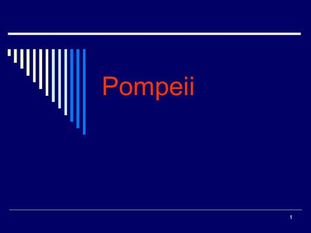 1 Pompeii. 2 3 Outline  Introduction  Part I. The city  Part II. The destruction of Pompeii  Part III. The excavation  Conclusion  References.