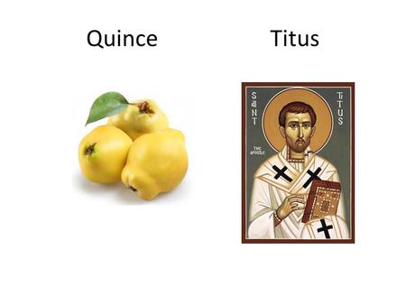 Quince Titus. Crete Gospel Truth is Lived Truth.