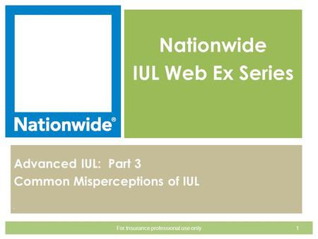 Nationwide IUL Web Ex Series