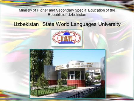 Uzbekistan State World Languages University