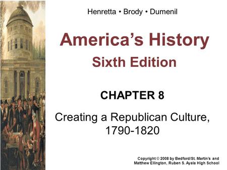 America’s History Sixth Edition