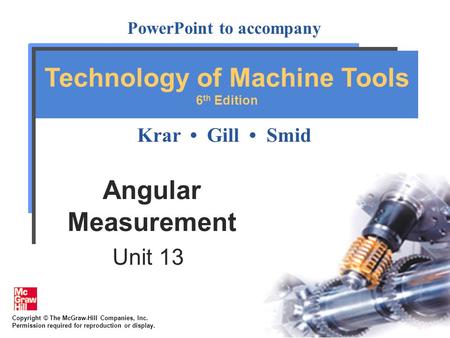 Angular Measurement Unit 13.