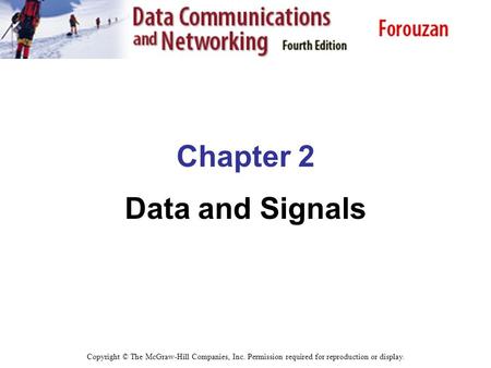 Chapter 2 Data and Signals