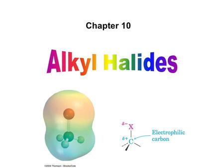 Chapter 10 Alkyl Halides.