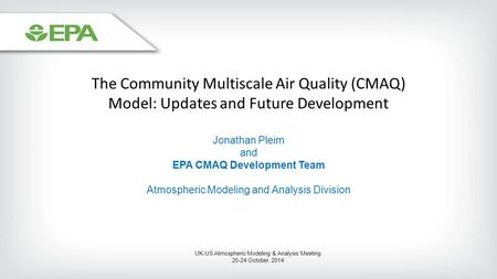 EPA CMAQ Development Team