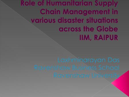  It is the joint collaboration of manpower and experts from several disciplines of public institutions to address the outbreak any kind of natural calamity.