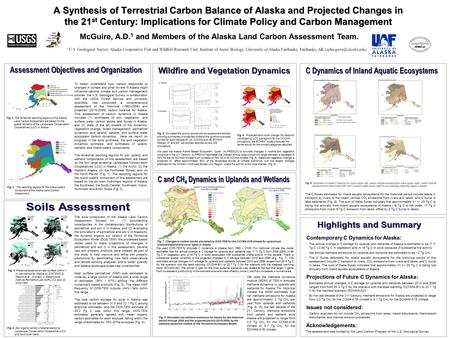 A Synthesis of Terrestrial Carbon Balance of Alaska and Projected Changes in the 21 st Century: Implications for Climate Policy and Carbon Management To.