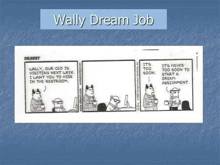 Wally Dream Job.