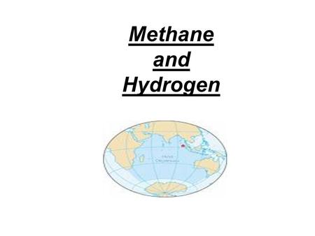 Methane and Hydrogen. Methane Methane is a significant and plentiful fuel which is the principal component of natural gas. Burning one molecule of methane.