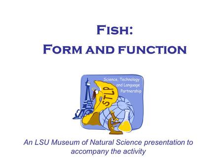 Fish: Form and function