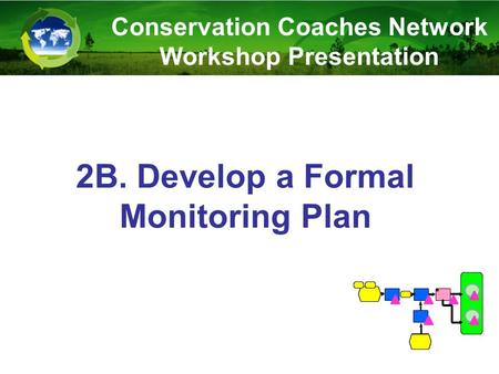 2B. Develop a Formal Monitoring Plan Conservation Coaches Network Workshop Presentation.
