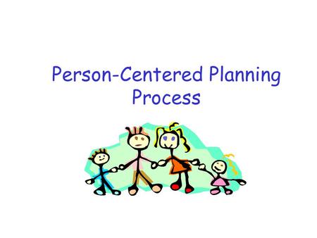 Person-Centered Planning Process. What is Person-Centered Planning Person-Centered Planning is a way for diverse people, who share a common need to align….