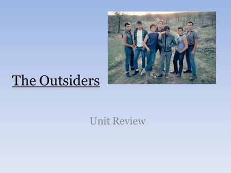 The Outsiders Unit Review. How to Play There is no talking! Do not give away your answers! Everyone starts by sitting on top of their desk! Be careful!