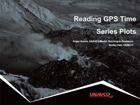 Reading GPS Time Series Plots