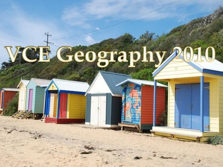 VCE Geography 2010.