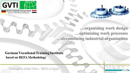 German Vocational Training Institute based on REFA Methodology